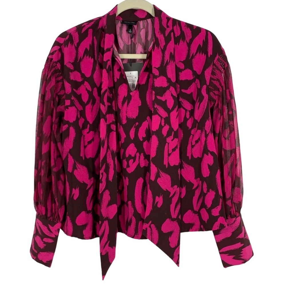 Who What Wear Printed Blouse